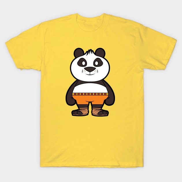 Poo Kung Fu Panda Chibi T-Shirt by nataliawinyoto